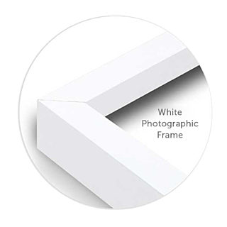 Rag Paper + White Frame