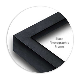 Photographic Paper + Black Frame