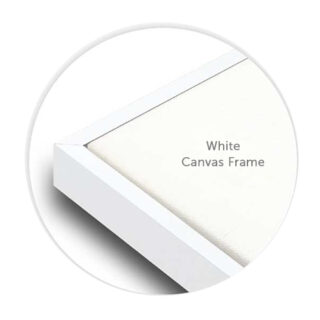 Canvas + White Frame